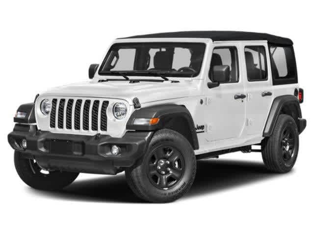 2026 Jeep Wrangler 4-Door Willys '41 in Bright White Clearcoat — front three-quarter view