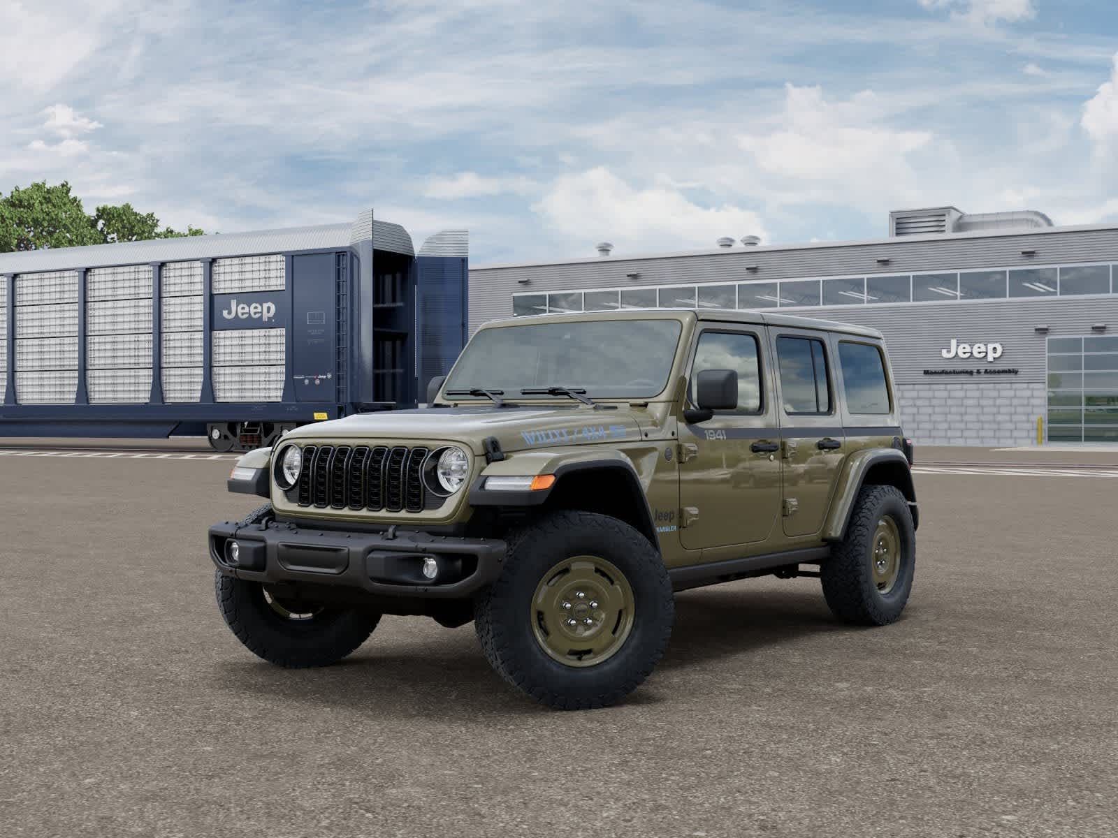 2026 Jeep Wrangler WRANGLER 4-DOOR WILLYS '41 in 41 Exterior Paint — front three-quarter view