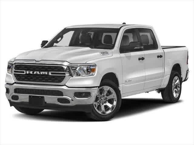 2023 RAM 1500 Big Horn in Bright White Clearcoat — front three-quarter view
