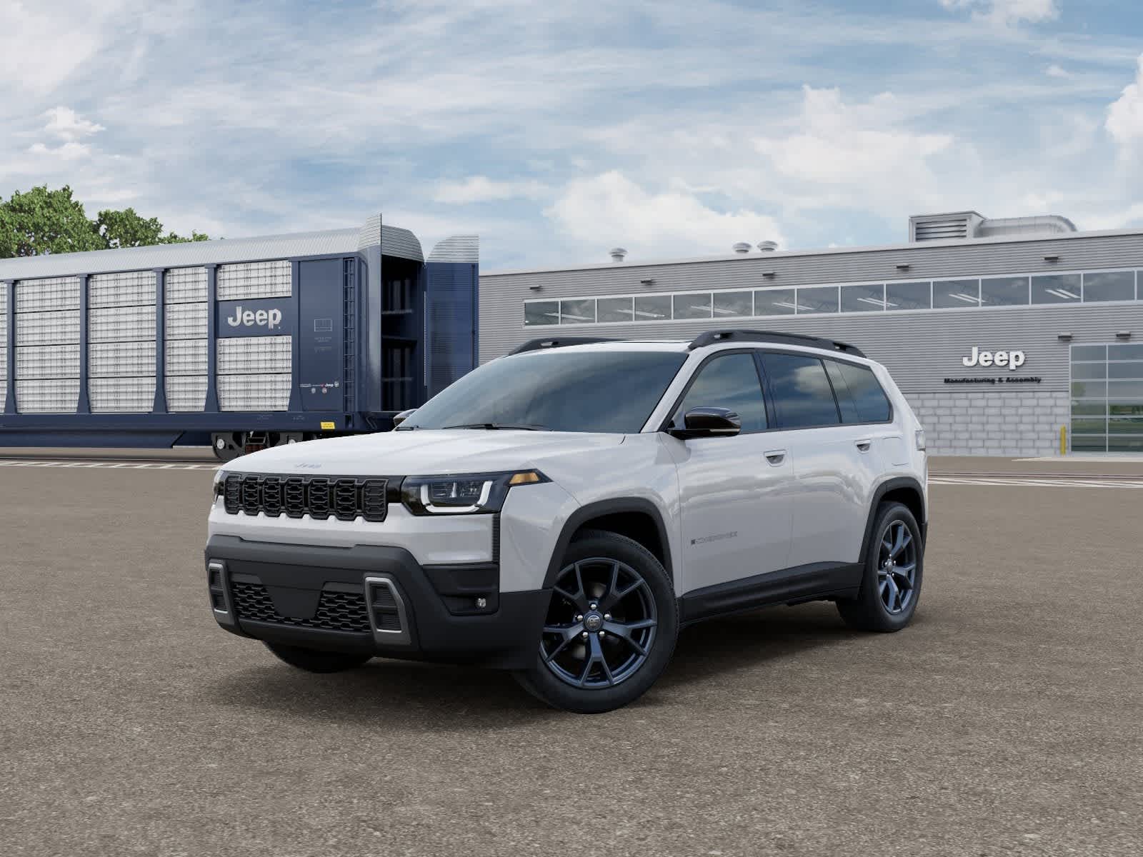 2026 Jeep Cherokee CHEROKEE 85TH ANNIVERSARY EDITION 4X4 in Bright White Clear-Coat Exterior Paint — front three-quarter view