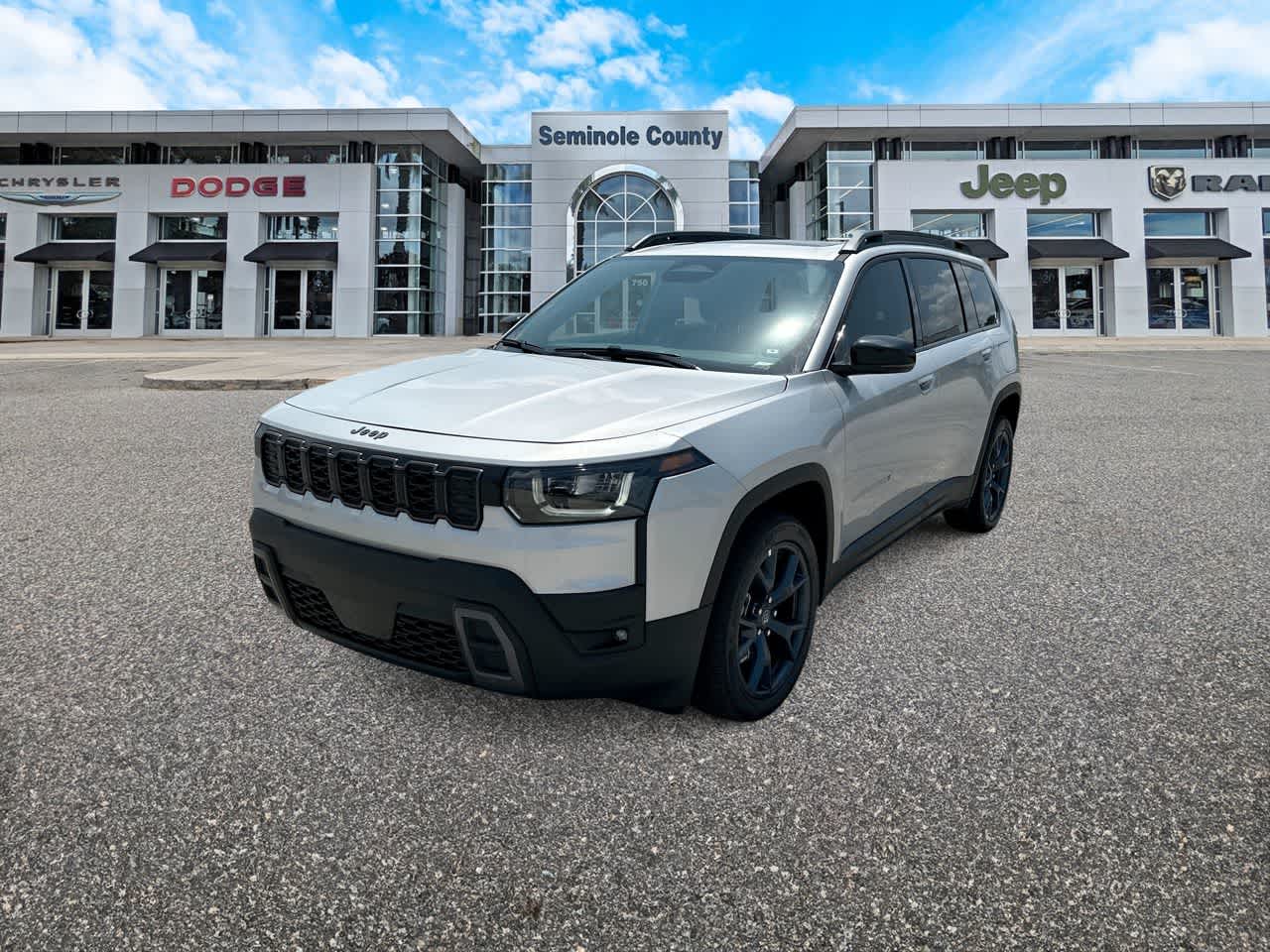 2026 Jeep Cherokee CHEROKEE 85TH ANNIVERSARY EDITION 4X4 in Silver Zynith Clear-Coat Exterior Paint — front three-quarter view