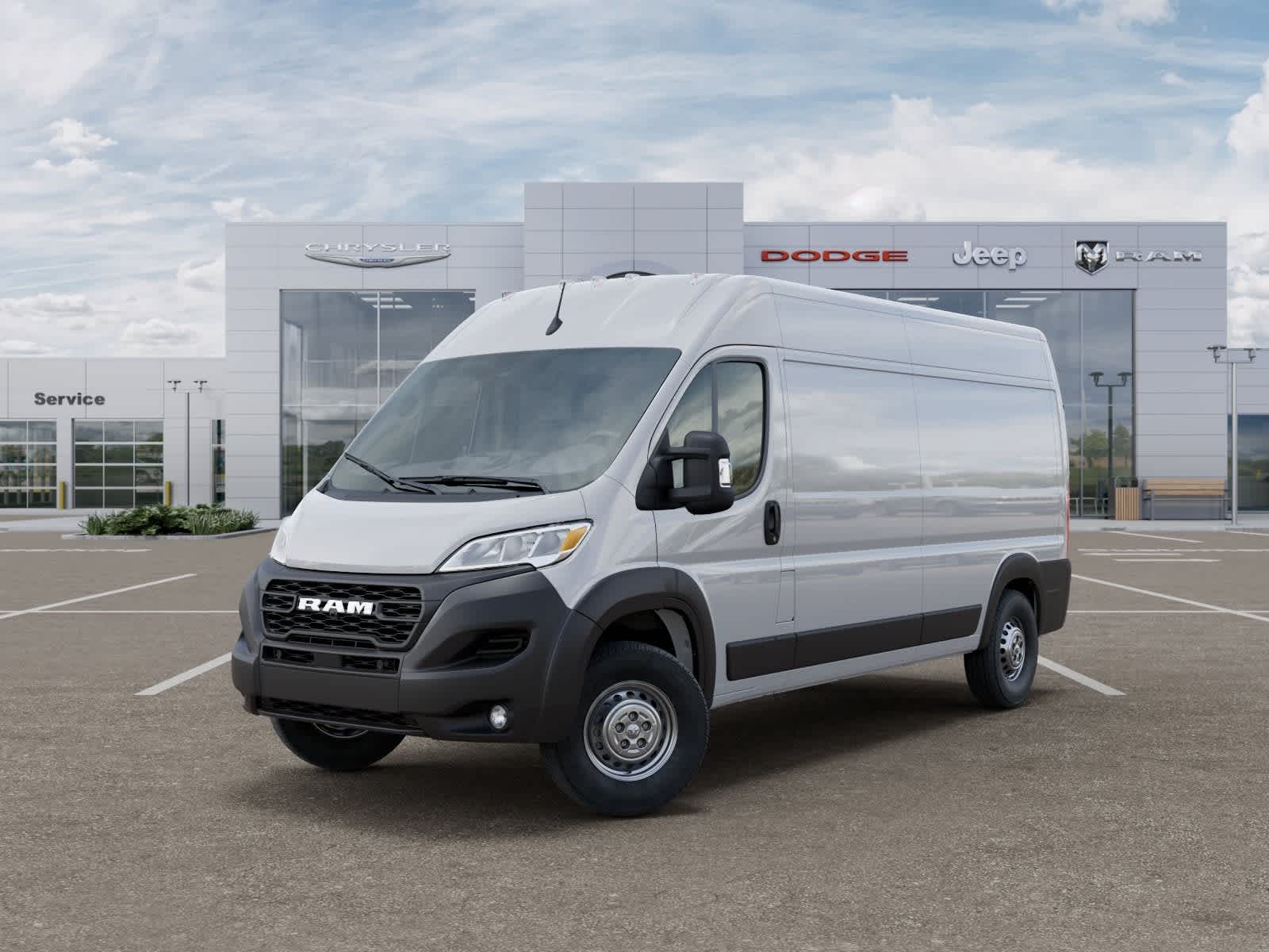 2026 RAM Ram ProMaster RAM PROMASTER 2500 TRADESMAN CARGO VAN HIGH ROOF 159' WB in Bright White Clear-Coat Exterior Paint — front...