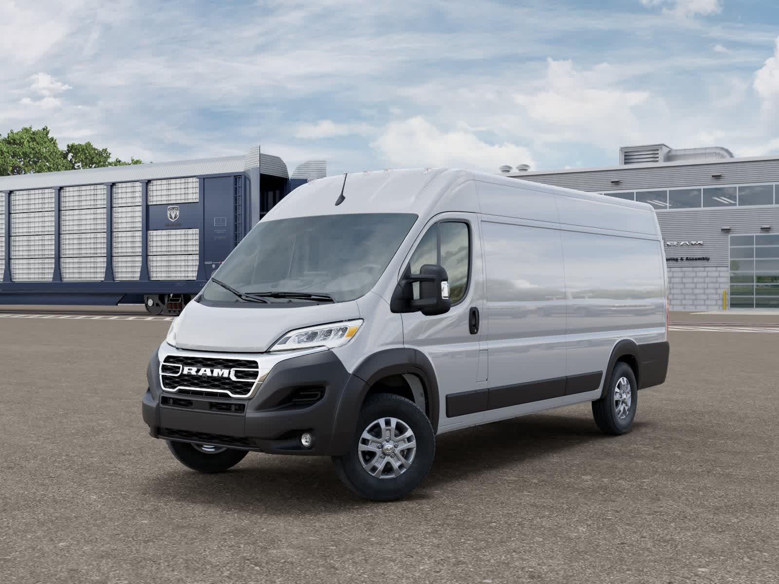 2026 RAM Ram ProMaster RAM PROMASTER 3500 SLT CARGO VAN HIGH ROOF 159' WB EXT in Bright White Clear-Coat Exterior Paint — front...