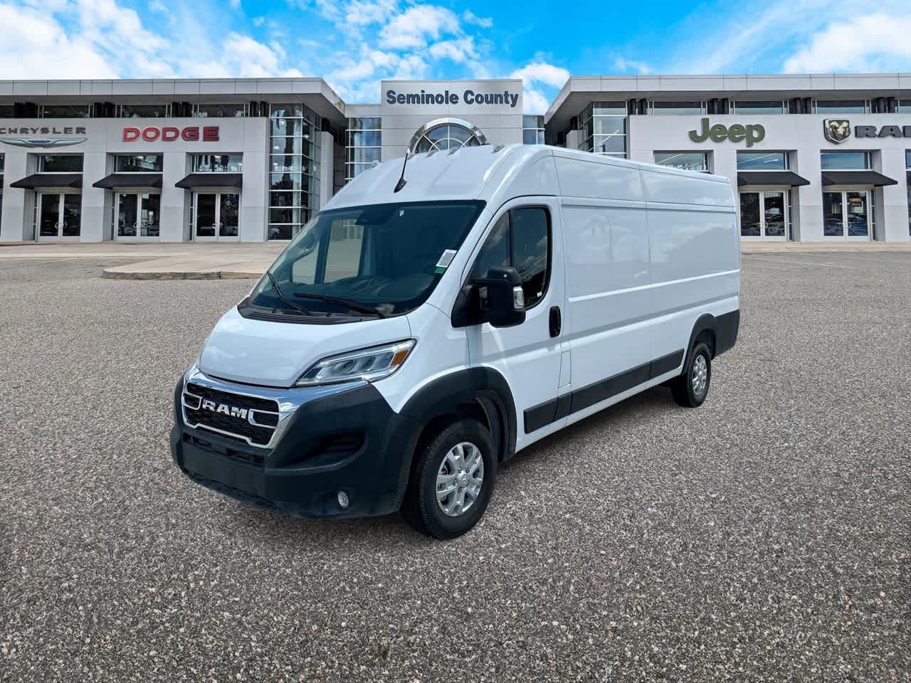 2026 RAM Ram ProMaster RAM PROMASTER 3500 SLT CARGO VAN HIGH ROOF 159' WB EXT in Bright White Clear-Coat Exterior Paint — front...