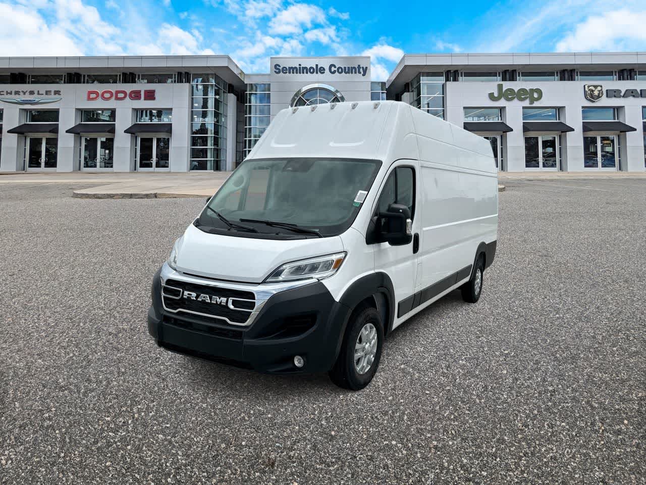 2026 RAM Ram ProMaster RAM PROMASTER 3500 SLT CARGO VAN SUPER HIGH ROOF 159' WB EXT in Bright White Clear-Coat Exterior Paint — front...